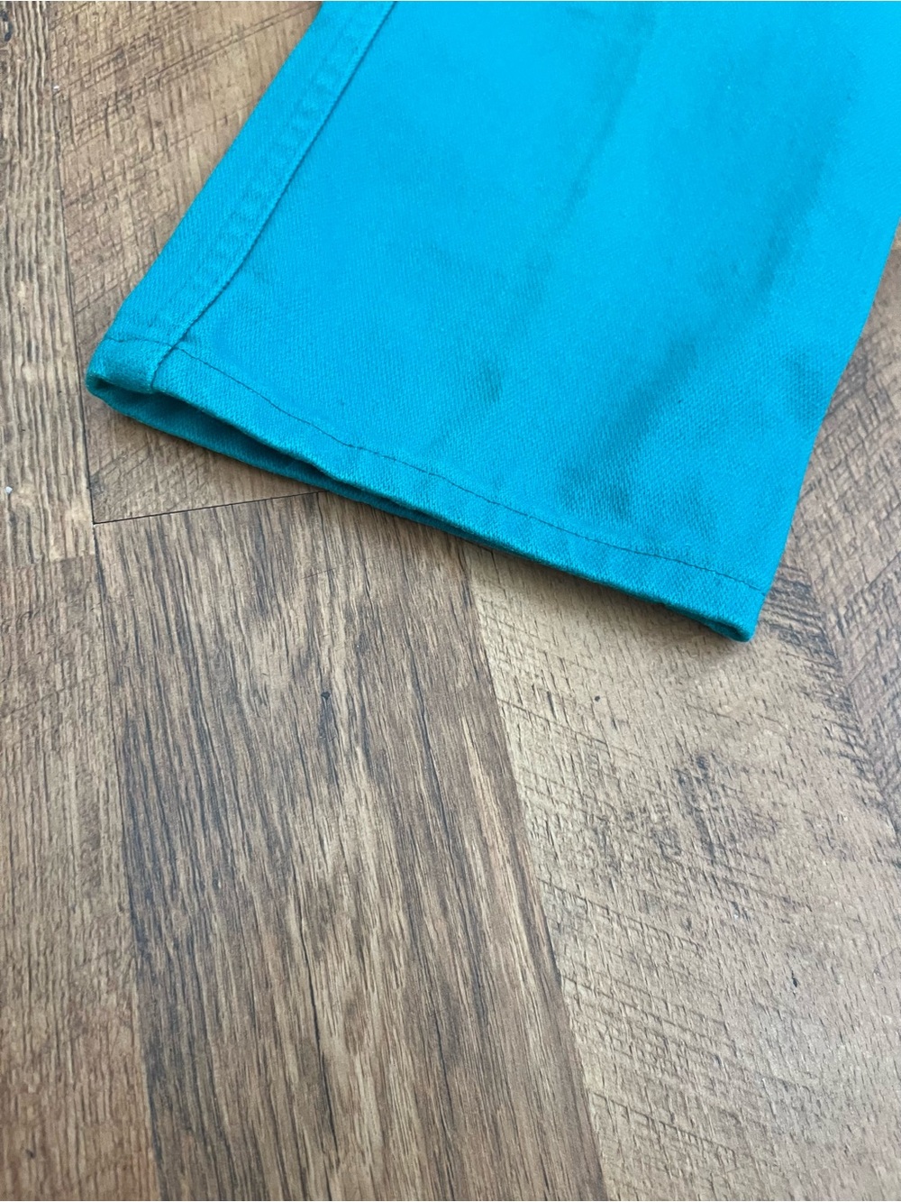 Wrangler Women’s Teal Flare Jeans vintage made in USA - Picture 11 of 13